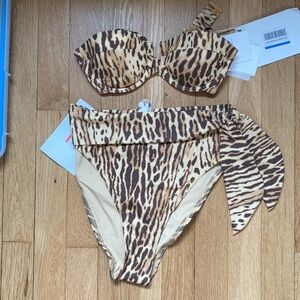 SOLD 🛑 NWT ZIMMERMAN LEOPARD BIKINI SET 🐆